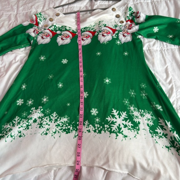 Christmas top, off shoulder, Chinese size 5xl, American 2xl - Picture 6 of 6